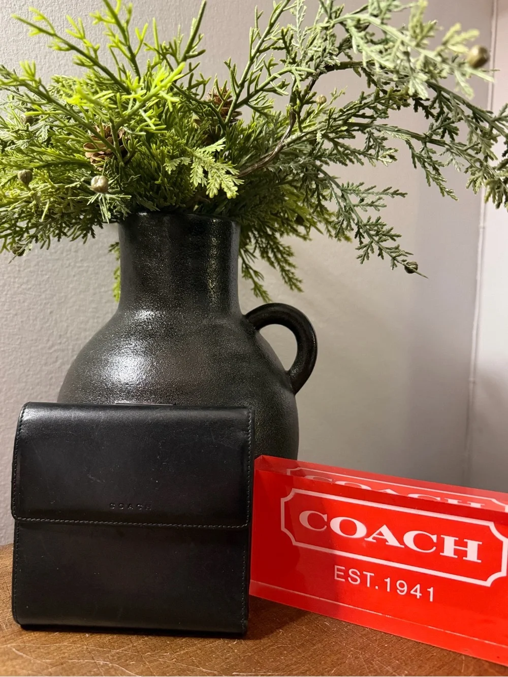 Coach Vintage Black Wallet
